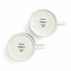 Morris & Co Seaweed Teal & Pimpernel Mug Set of 2 - Elegant Drinkware for Tea & Coffee -HARTS OF STUR Sales MCOK8726 XG Morris And Co Mugs Set of 2 Seaweed Teal And Pimpernel Privat 4