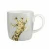 Wrendale Designs Large Fine Bone China Mug - Giraffe & Floral Pattern | Elegant Drinkware -HARTS OF STUR Sales MMPZ4020XD Wrendale Designs Large Fine Bone China Mug Flowers Giraffe