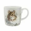 Wrendale Designs Large Fine Bone China Mug - Dandelion Mouse | Elegant Drinkware
