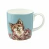 Wrendale Designs Large Fine Bone China Mug - Poppy Field Fox | Elegant Drinkware -HARTS OF STUR Sales MMQG4020XD Wrendale Designs Large Fine Bone China Mug Poppy Field Fox