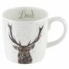 Wrendale Designs Large Fine Bone China Mug - Dad Stag Design | Premium Drinkware -HARTS OF STUR Sales MMRA4020 XD Wrendale Designs Large Mug Dad Stag