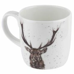 Wrendale Designs Large Fine Bone China Mug - Dad Stag Design | Premium Drinkware -HARTS OF STUR Sales MMRA4020 XD Wrendale Designs Large Mug Dad Stag 2