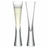 LSA Moya Champagne Flute 170ml Clear/Cut Set Of 2 - Elegant Drinkware for Celebrations -HARTS OF STUR Sales MV33 G474 04 166 Moya Champagne Flute 170ml Clear Cut Set Of 2