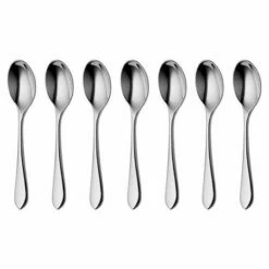 Robert Welch Norton Bright Coffee Spoon 8 Piece Set - Premium Stainless Steel Cutlery