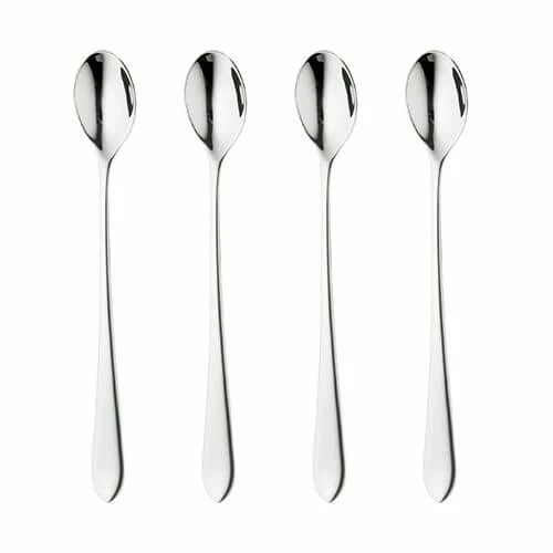 Robert Welch Norton Bright Long Handled Spoon 4 Piece Set - Premium Stainless Steel Cutlery 3 Robert Welch Norton Bright Long Handled Spoon 4 Piece Set - Premium Stainless Steel Cutlery