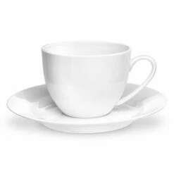 Royal Worcester Serendipity White Set of 4 Teacups & Saucers - Elegant Drinkware for Tea Lovers -HARTS OF STUR Sales SDP5576 X Royal Worcester Set of 4 Serendipity White Teacup And Saucers 1