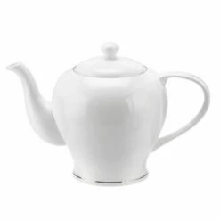 Royal Worcester Serendipity Platinum Teapot | Elegant Tea Brewing | Premium Teapot