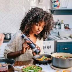 Cuisinart Style Collection Seasoning Mill - Midnight Grey | Premium Salt & Pepper Grinder -HARTS OF STUR Sales SG6BU Cuisinart Style Seasoning Mill Midnight Grey 3