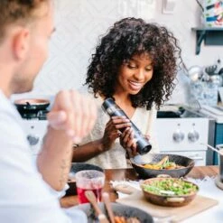 Cuisinart Style Collection Seasoning Mill - Midnight Grey | Premium Salt & Pepper Grinder -HARTS OF STUR Sales SG6BU Cuisinart Style Seasoning Mill Midnight Grey 4