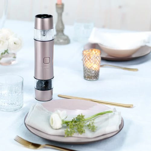 Cuisinart Style Collection Seasoning Mill Vintage Rose - Premium Salt & Pepper Grinder 4 Cuisinart Style Collection Seasoning Mill Vintage Rose - Premium Salt & Pepper Grinder - Image 2