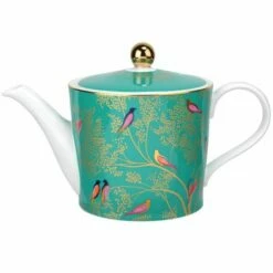 Sara Miller Chelsea Collection Teapot - Elegant Ceramic Teapot for Tea Lovers