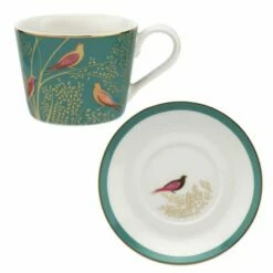 Sara Miller Chelsea Collection Espresso Cup & Saucer Set Of 4 - Elegant Drinkware for Coffee Lovers -HARTS OF STUR Sales SMC79194 XG Sarah Miller Chelsea Collection Espresso Cup Saucer Set 2