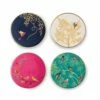 Sara Miller Chelsea Collection Ceramic Coaster Set - Elegant Tableware Coasters 1 Sara Miller Chelsea Collection Ceramic Coaster Set - Elegant Tableware Coasters -HARTS OF STUR Sales SMC79409XG Sara Miller Chelsea Ceramic Coaster Set