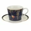 Sara Miller Chelsea Collection Navy Tea Cup & Saucer - Elegant Drinkware for Tea Lovers 2 Sara Miller Chelsea Collection Navy Tea Cup & Saucer - Elegant Drinkware for Tea Lovers -HARTS OF STUR Sales SMCN78924 XG Sara Miller Chelsea Collection Tea Cup And Saucer Navy