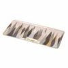 Sara Miller Frosted Pines Collection Deer Sandwich Tray - Elegant Tableware for Festive Gatherings -HARTS OF STUR Sales SMFPD78970 XG Sara Miller Frosted Pines Collection Sandwich Tray Deer
