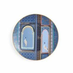 Sara Miller India Collection Set of 4 Elegant Cake Plates - Stylish Tableware for Desserts -HARTS OF STUR Sales SMI78964 XG Sara Miller India Collection Set of 4 Cake Plates 4