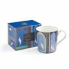 Sara Miller India Collection Lattice Window's Indigo Mug - Elegant Drinkware -HARTS OF STUR Sales SMII78914 XG Sara Miller India Collection Mug Lattice Windows Indigo