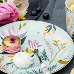 Sara Miller Orchard Set of 4 Assorted Cake Plates - Elegant Tableware for Every Occasion 13 Sara Miller Orchard Set of 4 Assorted Cake Plates - Elegant Tableware for Every Occasion -HARTS OF STUR Sales SMO78964 XG Sara Miller Orchard Set of 4 Assorted Cake Plates 5