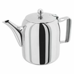 Stellar 53floz / 1.5L Continental Teapot - Premium Stainless Steel Tea Maker