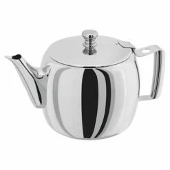 Stellar 53floz / 1.5L Traditional Teapot - Elegant Ceramic Tea Pot for Loose Leaf & Tea Bags