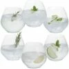 Dartington Party Set Of Six Stemless Copa Gin Glasses - Premium Drinkware for Cocktails & Spirits -HARTS OF STUR Sales ST317156PK Dartington Copa Party Stemless Gin Glasses