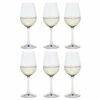 Dartington Six Set of 6 Premium White Wine Glasses - Elegant Drinkware for Wine Enthusiasts -HARTS OF STUR Sales ST326226PK Dartington Six Set White Wine Glasses