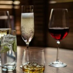 Dartington Six Set of 6 Elegant Flute Glasses - Perfect for Champagne & Cocktails -HARTS OF STUR Sales ST326246PK Dartington Six Set Flute Glasses 4