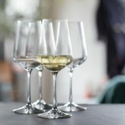 Dartington Cheers! Set Of 4 Elegant White Wine Glasses - Perfect for Any Occasion -HARTS OF STUR Sales ST328624PK Dartington Cheers Set White Wine Glasses 4