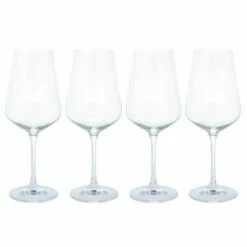 Dartington Cheers! Set Of 4 Premium Red Wine Glasses - Elegant Drinkware for Wine Enthusiasts