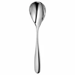 Robert Welch Stanton Bright Serving Spoon - Premium Stainless Steel Cutlery for Elegant Dining