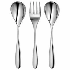 Robert Welch Stanton Bright 3-Piece Serving Set - Premium Stainless Steel Cutlery