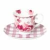 Katie Alice Josie's Blush Tea Cup and Saucer Set - Elegant Drinkware for Tea Lovers -HARTS OF STUR Sales TCS008 Katie Alice Josies Blush Teacup And Saucer