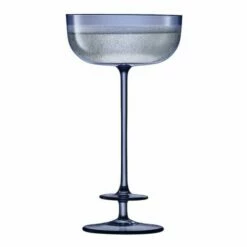 LSA Champagne Theatre 210ml Midnight Blue Saucer Set of 2 - Elegant Drinkware -HARTS OF STUR Sales TH04 G1557 07 165 LSA Champagne Theatre 210ml Champagne Saucer Tier Midnight Blue Set Of 2 2