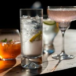 Dartington Dimple Set Of 2 Highball Glasses - Premium Crystal Drinkware -HARTS OF STUR Sales TU106P Dartington Dimple Set Highball Glasses 3