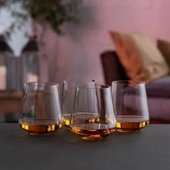 Dartington Cheers! Set Of 4 Tumblers - Elegant Drinkware for Every Occasion -HARTS OF STUR Sales TU3286114PK Dartington Cheers Set Tumbler Glasses 3