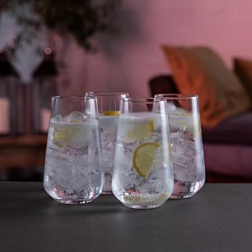 Dartington Cheers! Set Of 4 Highball Glasses - Elegant Drinkware for Cocktails & Soft Drinks 6 Dartington Cheers! Set Of 4 Highball Glasses - Elegant Drinkware for Cocktails & Soft Drinks - Image 4