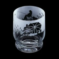 Dartington Aspect Tumbler Coarse Fishing Glass - Premium Drinkware for Anglers -HARTS OF STUR Sales TU34075COARSEFISHING Dartington Aspect Tumbler Coarse Fishing 1