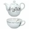 Alice In Wonderland Tea For One Set - Unique Ceramic Cup & Saucer - Perfect Gift for Tea Lovers -HARTS OF STUR Sales VAAWT41 Alice In Wonderland Tea For One