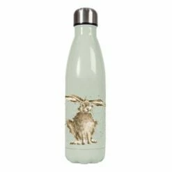 Wrendale Designs Hare Water Bottle - Insulated Stainless Steel Drinkware for Everyday Use -HARTS OF STUR Sales WB001 Wrendale Hare Water Bottle 2