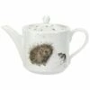Wrendale Designs Hedgehog & Mice Ceramic Teapot | Charming Wildlife Tea Set 1 Wrendale Designs Hedgehog & Mice Ceramic Teapot | Charming Wildlife Tea Set -HARTS OF STUR Sales WN4090 XT Wrendale Designs Teapot Hedgehog And Mice