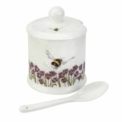 Wrendale Designs Bumble Bee Conserve Pot - Handcrafted Tableware & Jam Jar