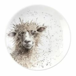 Wrendale Designs Set of 4 Animal Coupe Plates - Elegant Tableware for Every Occasion -HARTS OF STUR Sales WN4093 XW Wrendale Designs Set of 4 Donkey Duckling Cow And Sheep Coupe Plates 2
