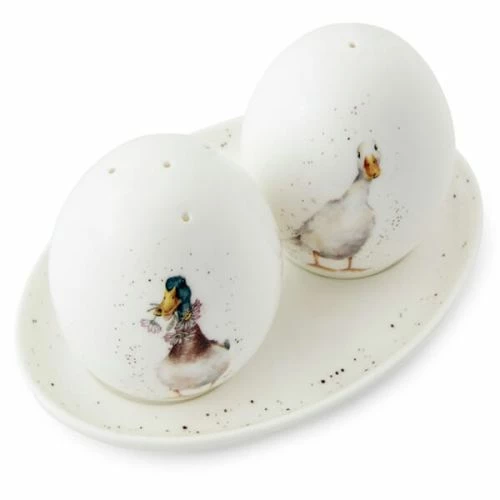 Wrendale Designs Duck Salt & Pepper Pots with Tray | Quirky Tableware Gift 4 Wrendale Designs Duck Salt & Pepper Pots with Tray | Quirky Tableware Gift - Image 2