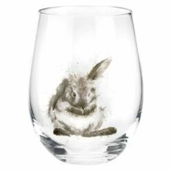 Wrendale Designs Set of 4 Tumbler Glasses - Elegant Drinkware for Home & Gifts -HARTS OF STUR Sales WNA4312 XG Wrendale Designs Tumbler Set Assorted Domestic Animals 3