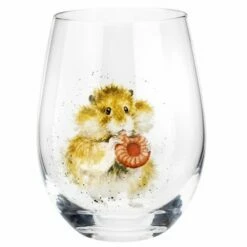 Wrendale Designs Set of 4 Tumbler Glasses - Elegant Drinkware for Home & Gifts -HARTS OF STUR Sales WNA4312 XG Wrendale Designs Tumbler Set Assorted Domestic Animals 4