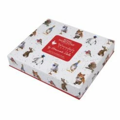 Wrendale Designs Christmas Pastry Forks Set of 6 | Festive Cutlery for Baking & Serving -HARTS OF STUR Sales WNB1102XG Wrendale Designs Christmas Collection Pastry Forks Set Of 6 3