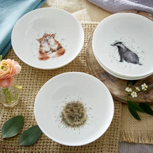 Wrendale Designs Set of 4 Ceramic Cereal Bowls - Badger, Hedgehog, Fox & Owl - Perfect for Breakfast or Snacks 7 Wrendale Designs Set of 4 Ceramic Cereal Bowls - Badger, Hedgehog, Fox & Owl - Perfect for Breakfast or Snacks - Image 5