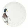 Wrendale Designs 10.5 Inch Duck Coupe Plate - Elegant Tableware for Dining & Decor -HARTS OF STUR Sales WNKC4077XB Wrendale Designs 10 5 Inch Coupe Plate Duck