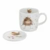 Wrendale Designs Flying The Nest Mug & Coaster Set - Charming Drinkware Gift 2 Wrendale Designs Flying The Nest Mug & Coaster Set - Charming Drinkware Gift -HARTS OF STUR Sales WNMB3943 XG Wrendale Flying The Nest Mug And Coaster