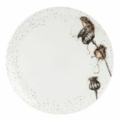 Wrendale Designs 10.5 Inch Coupe Plate - Charming Mouse Design, Perfect for Tableware